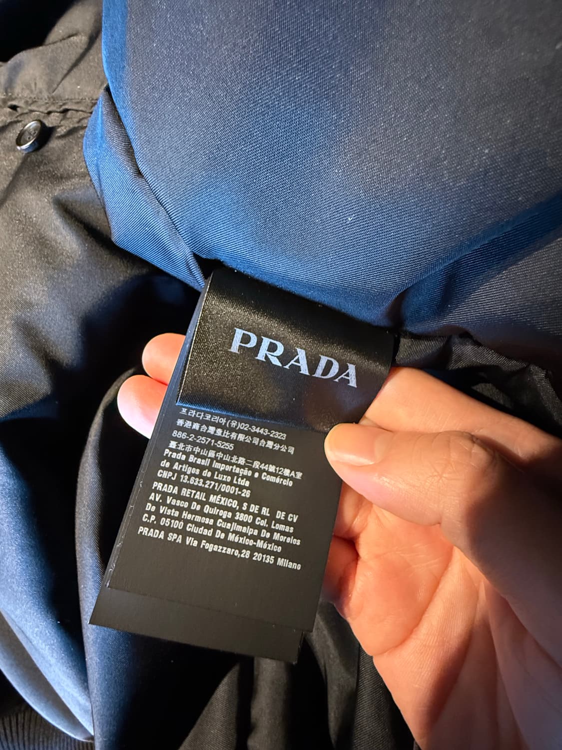 프라다 나파 레더 봄버 자켓 [54] 상품이미지5