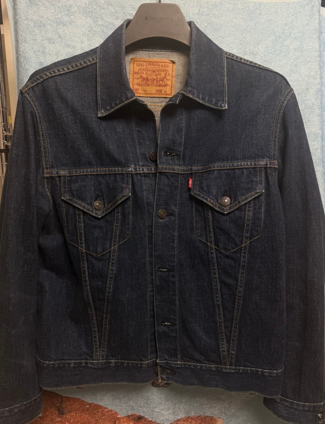 90s 일본판 리바이스 데님자켓 g쟌 71557 40 상품이미지1