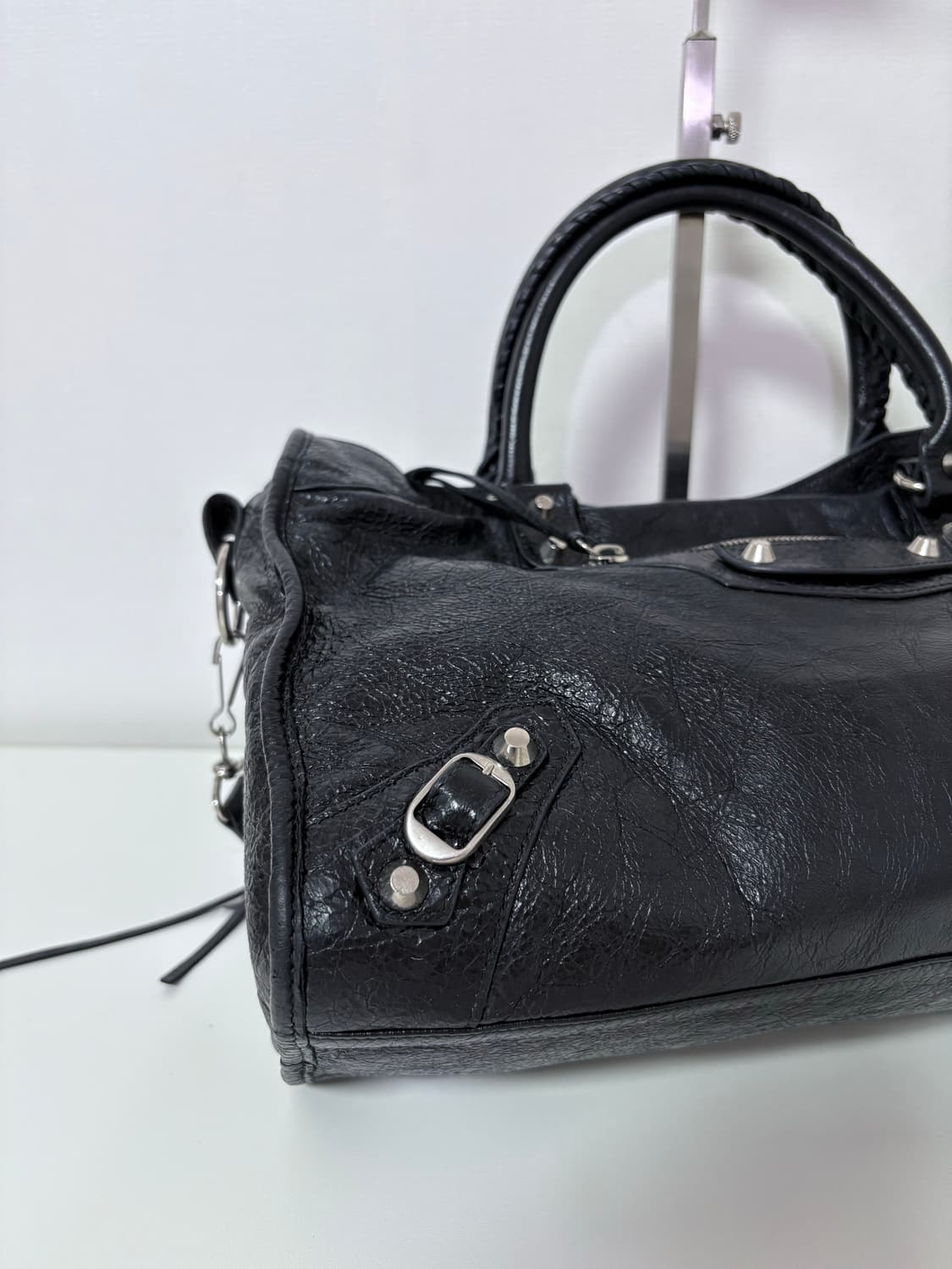 발렌시아가 르시티 미디엄 블랙 상품이미지6