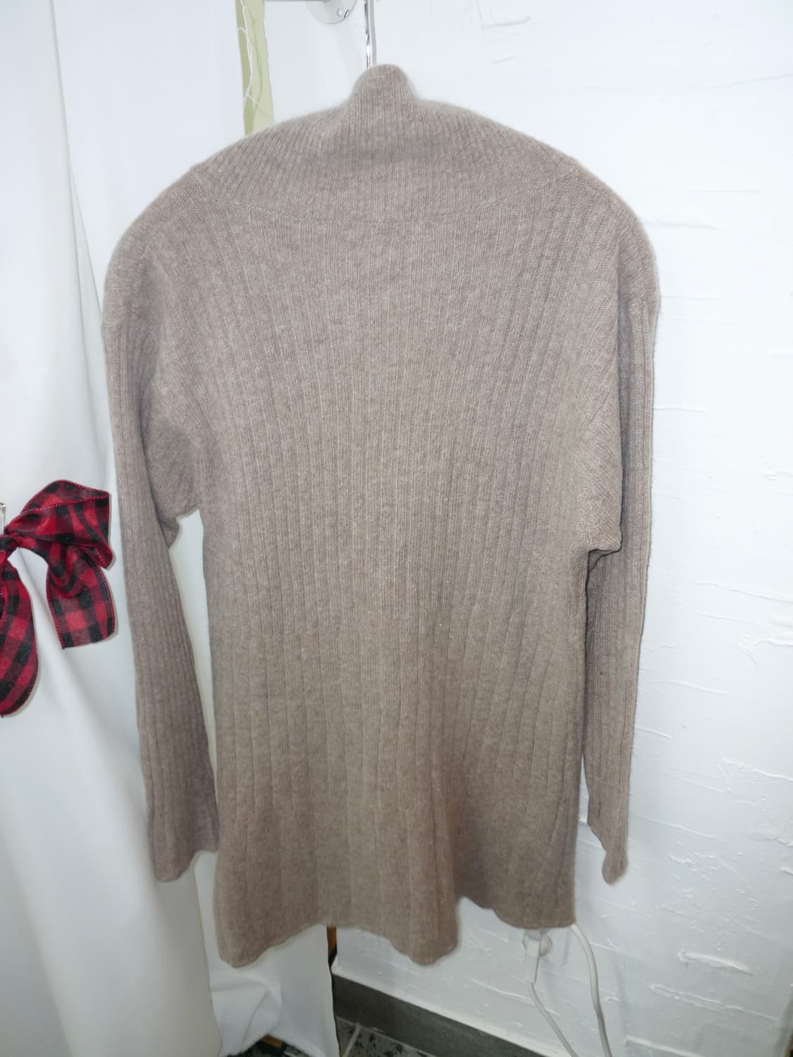 Natural brown long cardigan 상품이미지6