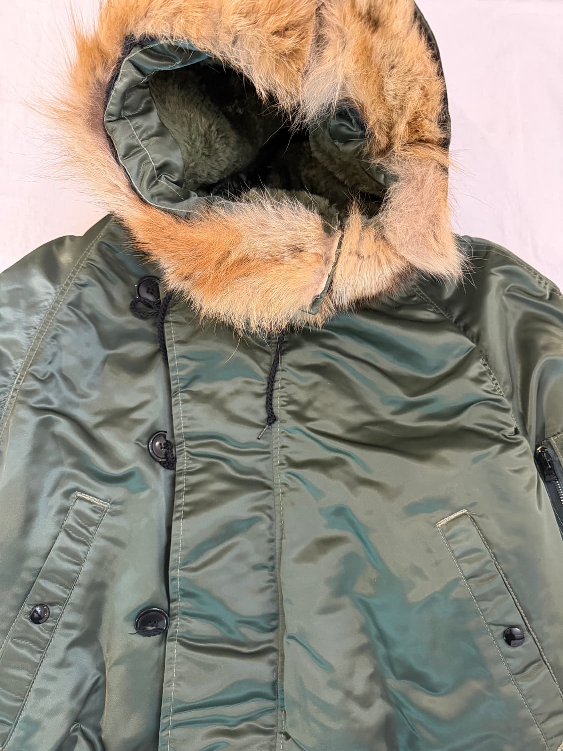 90s CORINTH N-2B 플라이트 봄버자켓 세이지 상품이미지2