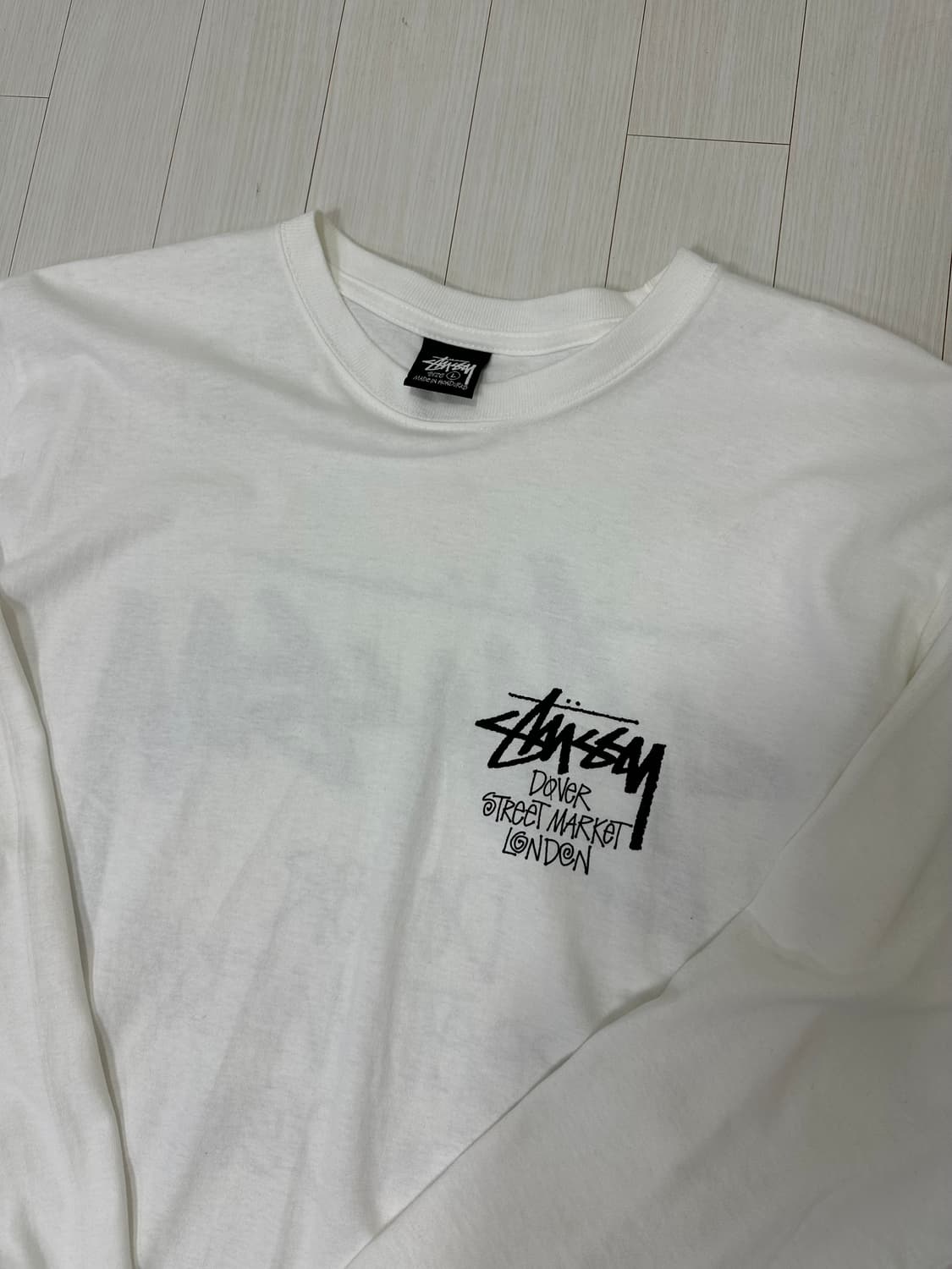 [L] 스투시 도버스트릿마켓 롱슬리브 (화이트) 상품이미지2