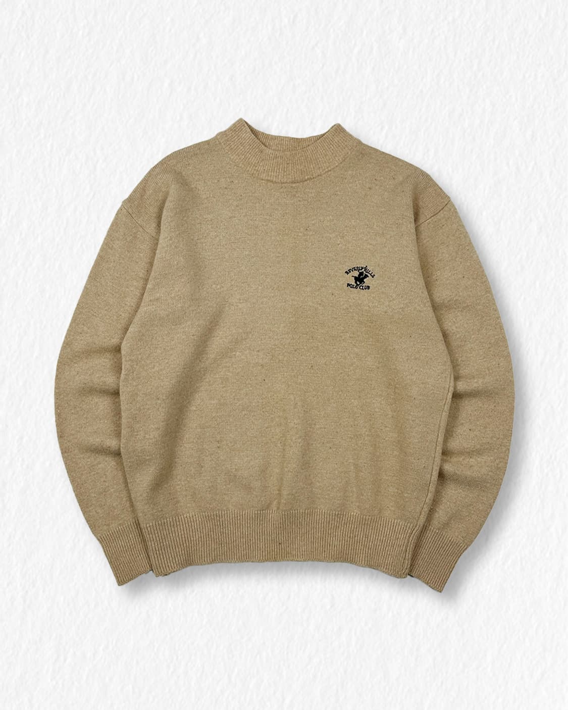 버버리힐스폴로클럽 울80 반폴라 니트 상품이미지1