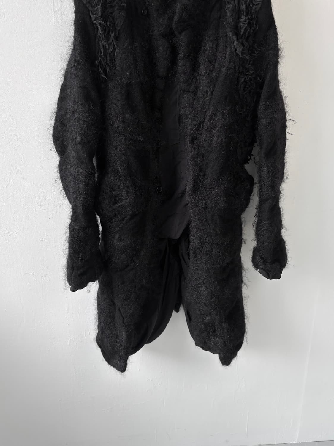 꼼데가르송 옴므 플러스 23aw 축융 모헤어 폭스 퍼 코트 상품이미지9