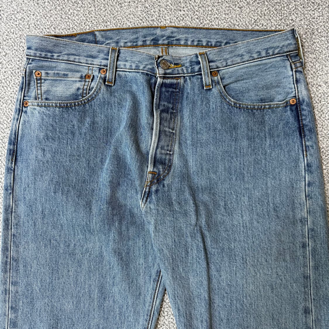 리바이스 501 연청 데님 팬츠 34 상품이미지4