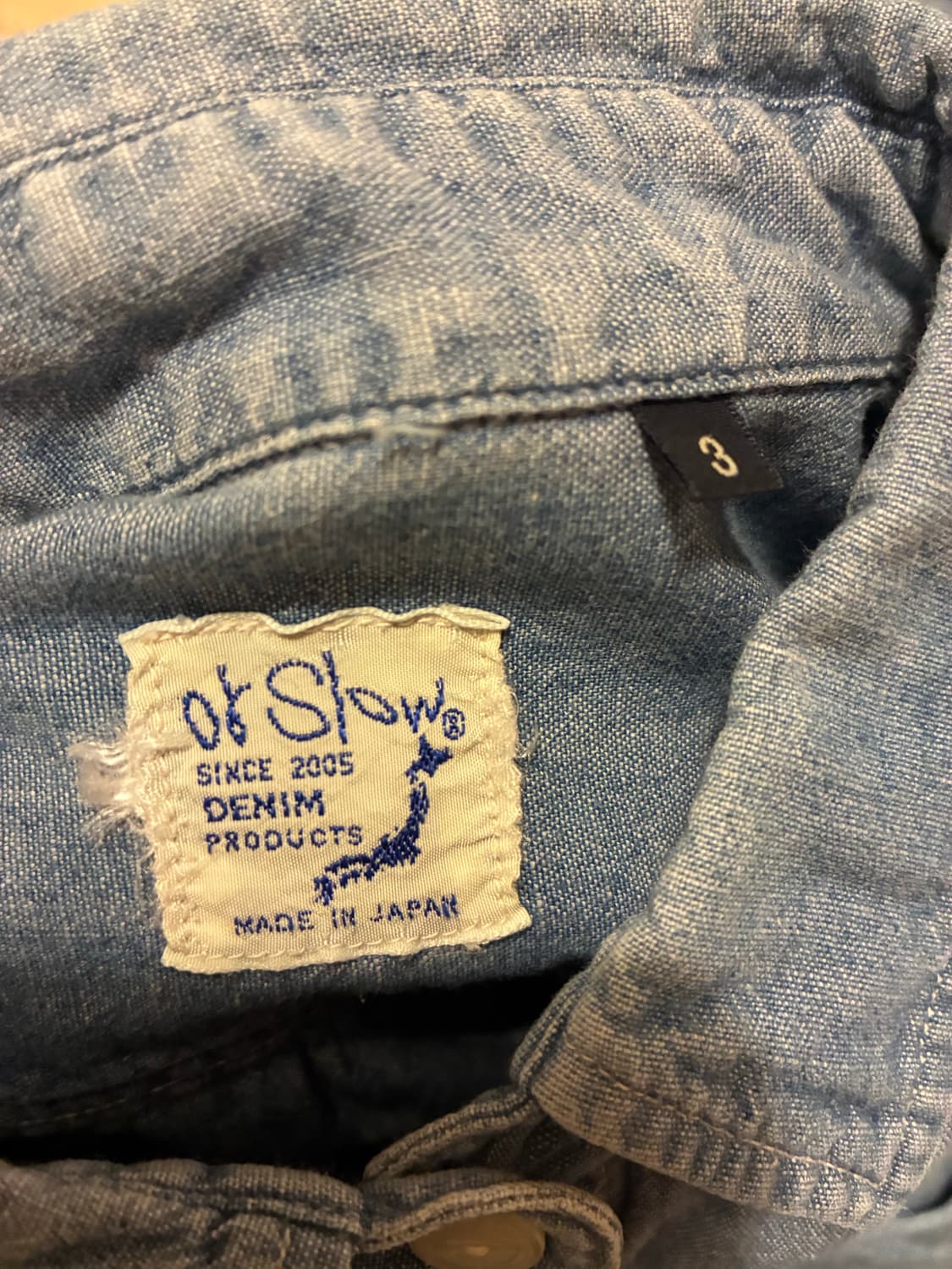 희귀매물! 오어슬로우(orSlow) 롱 데님 워크 셔츠 / 원피스 상품이미지4