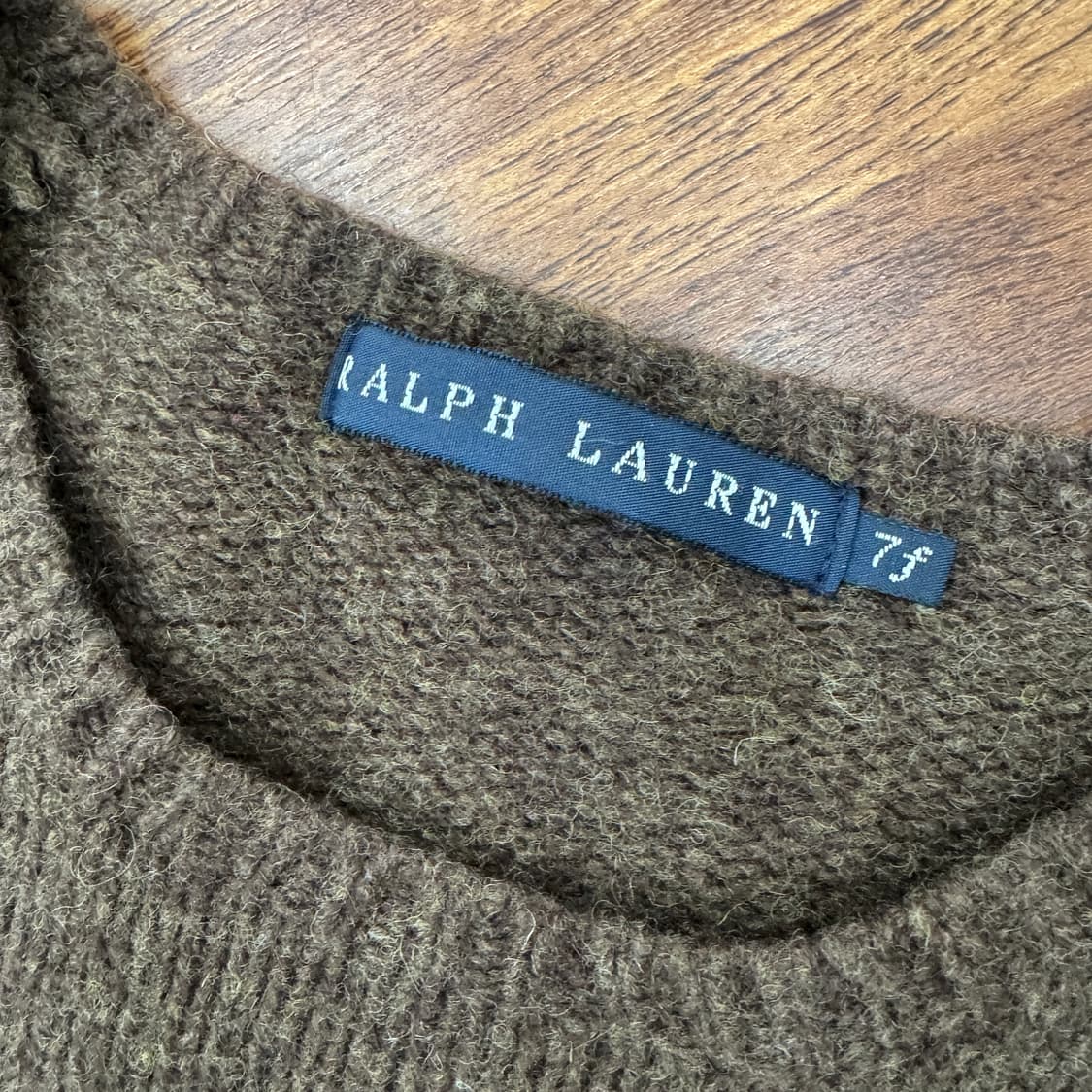 여성용 M~L 일본판 폴로 랄프로랜 라운드 니트  상품이미지4