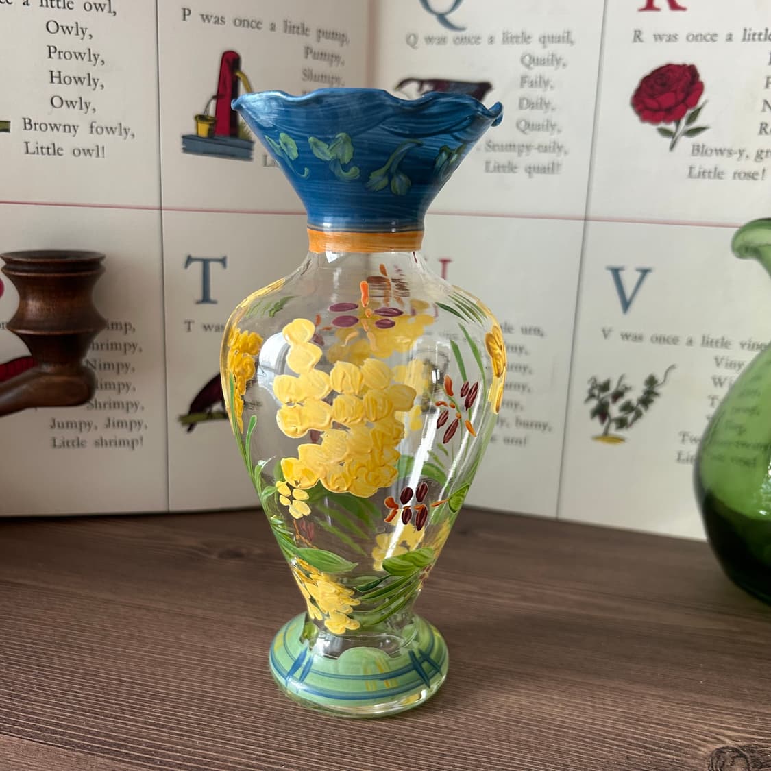 미국 빈티지 화병 핸드페인티드 꽃병 상품이미지9