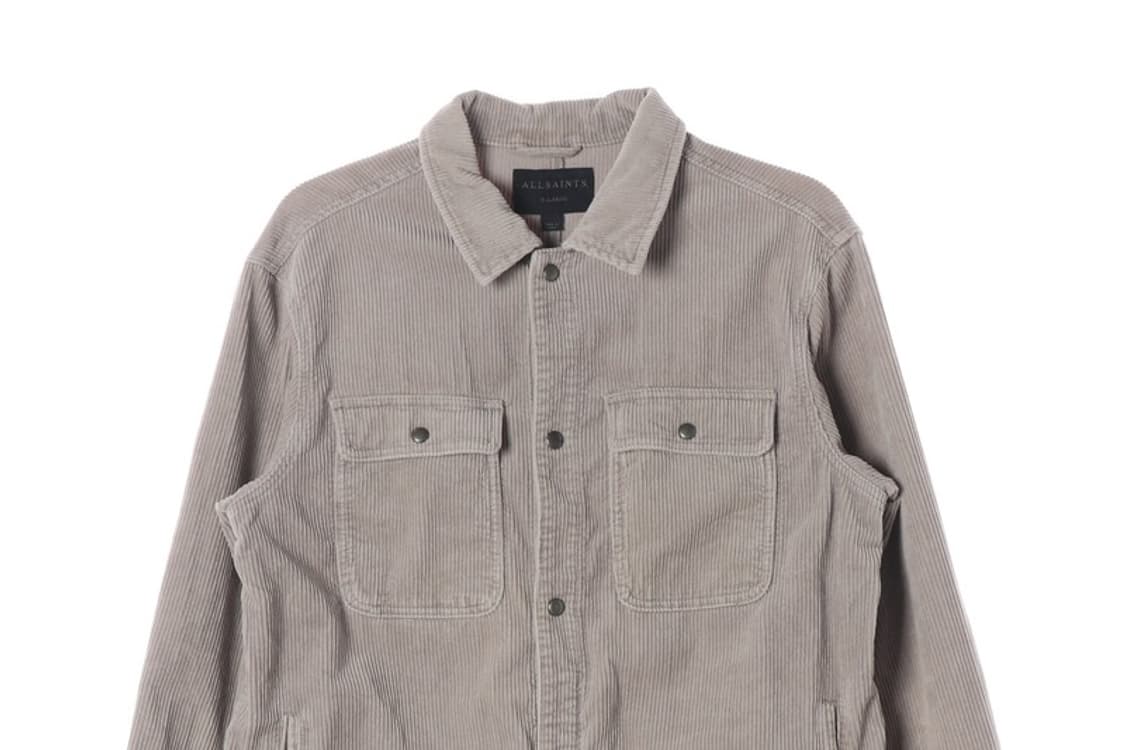 ALLSAINTS 그레이 코듀로이 셔츠 자켓 XL 상품이미지3