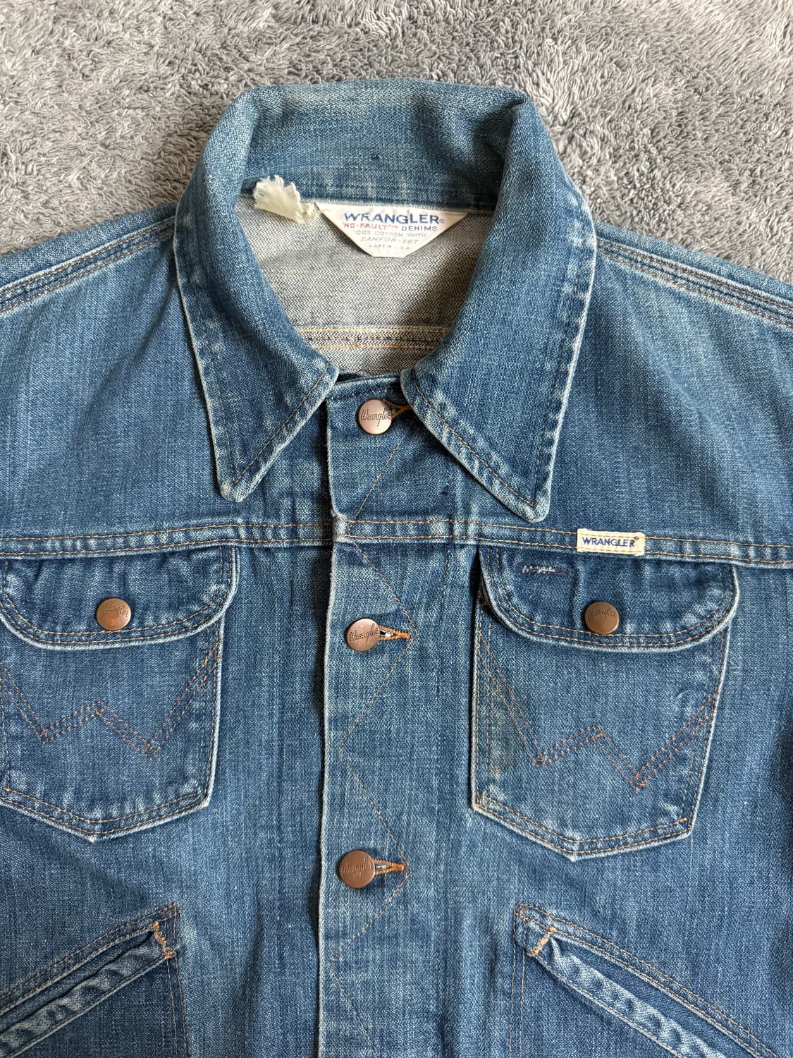 70-80s USA 랭글러 126mj 데님자켓 청자켓 상품이미지4
