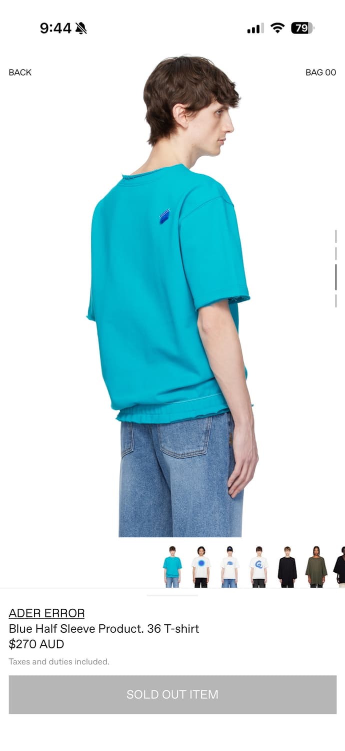 아더에러 하프 슬리브 스웨트셔츠 프로덕트 36 상품이미지6