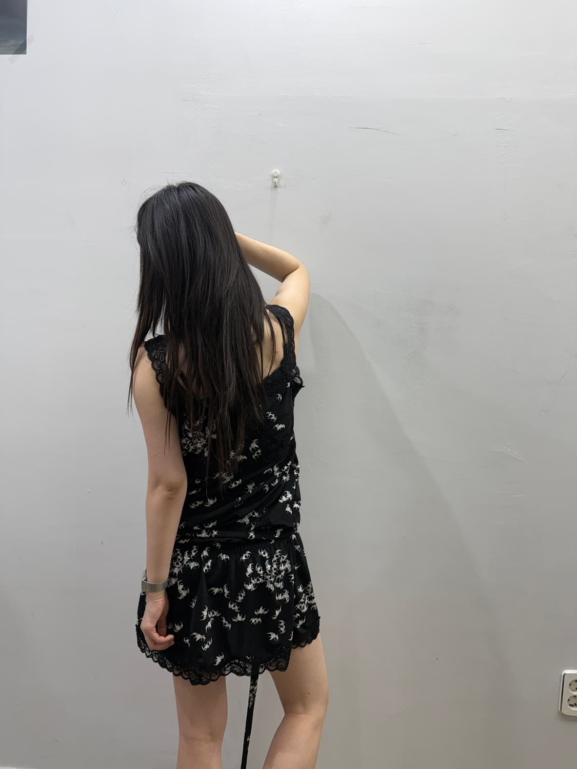 히스테릭글래머 아카이브 패턴 슬리브리스 원피스 상품이미지3