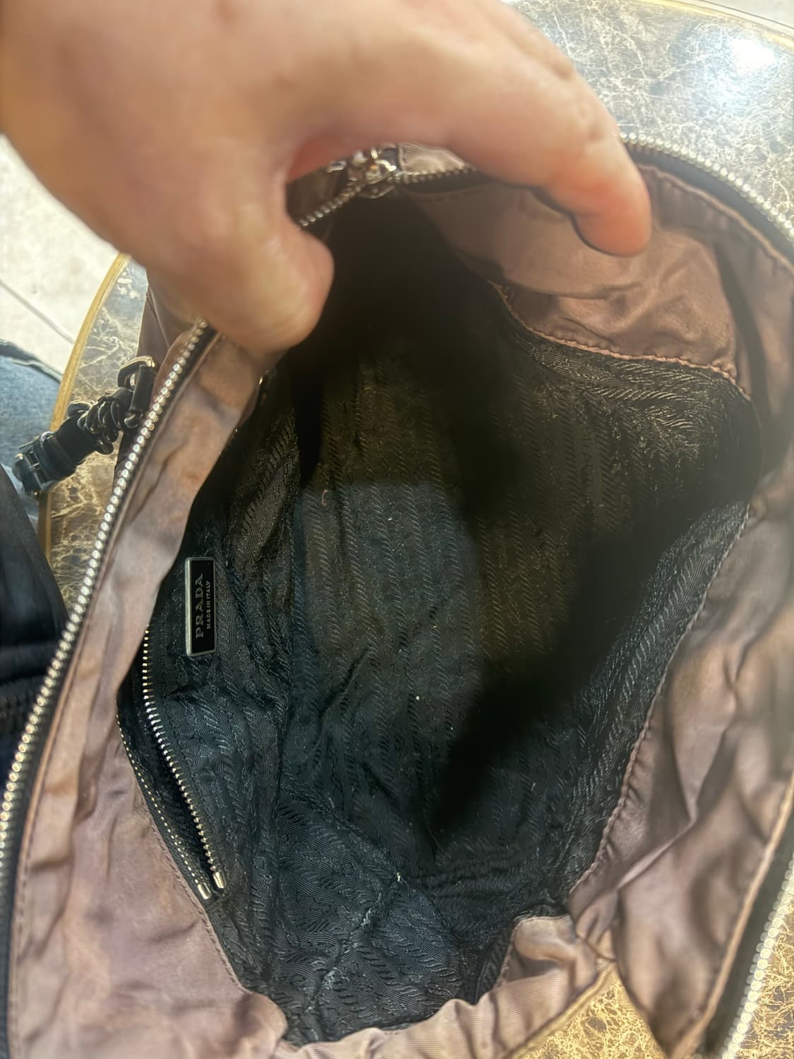 정품 프라다 퀄팅 체인 숄더백 팝니다 상품이미지7
