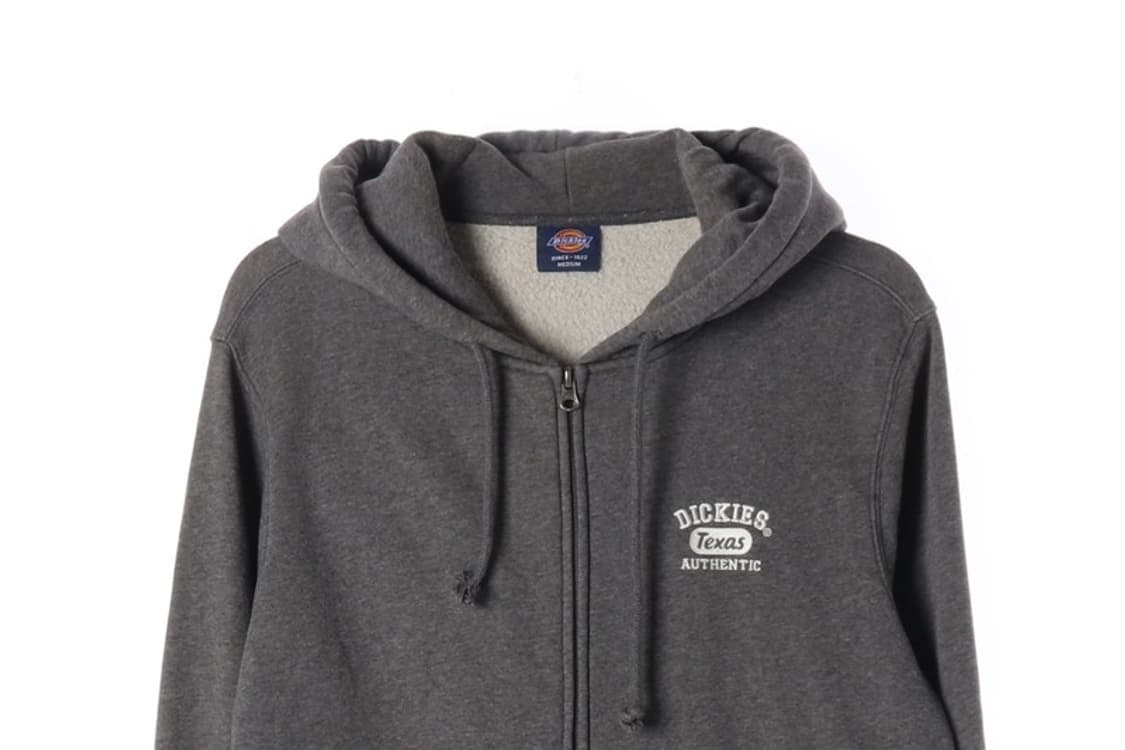 디키즈 차콜 기모 안감 후드 집업 M 상품이미지4