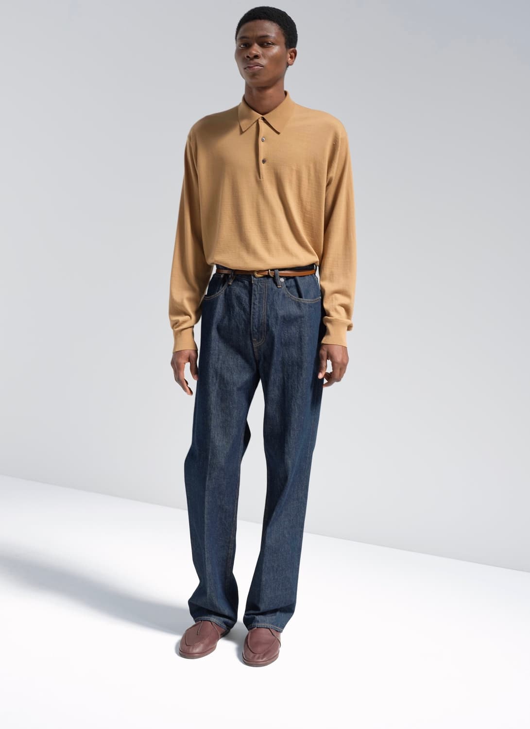 (28) Auralee 오라리 5p 하드트위스트 데님 상품이미지1