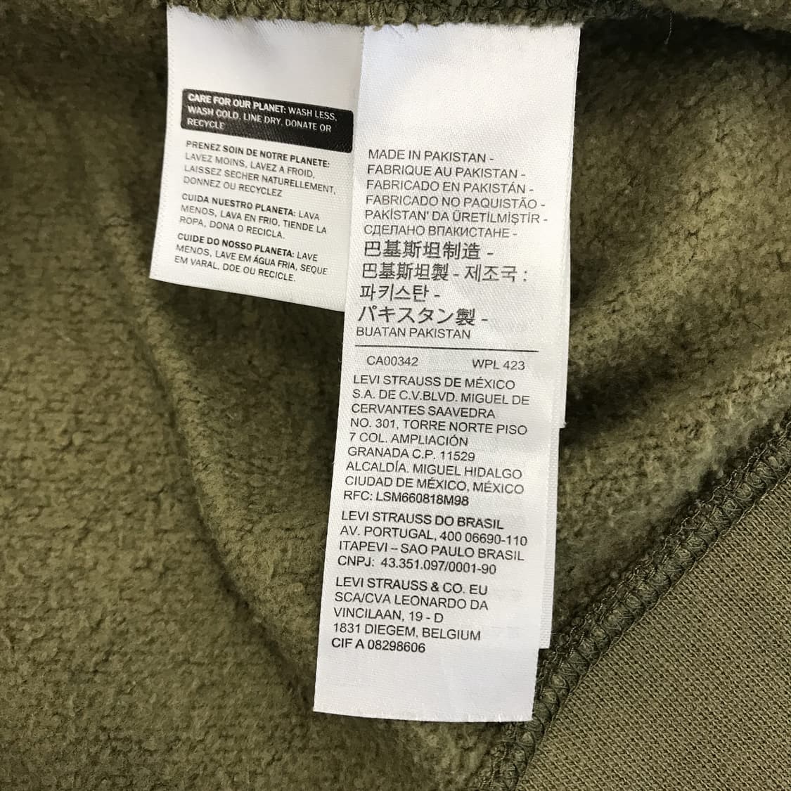 리바이스 LEVIS 베이비탭 릴렉스 맨투맨 [M] 상품이미지5