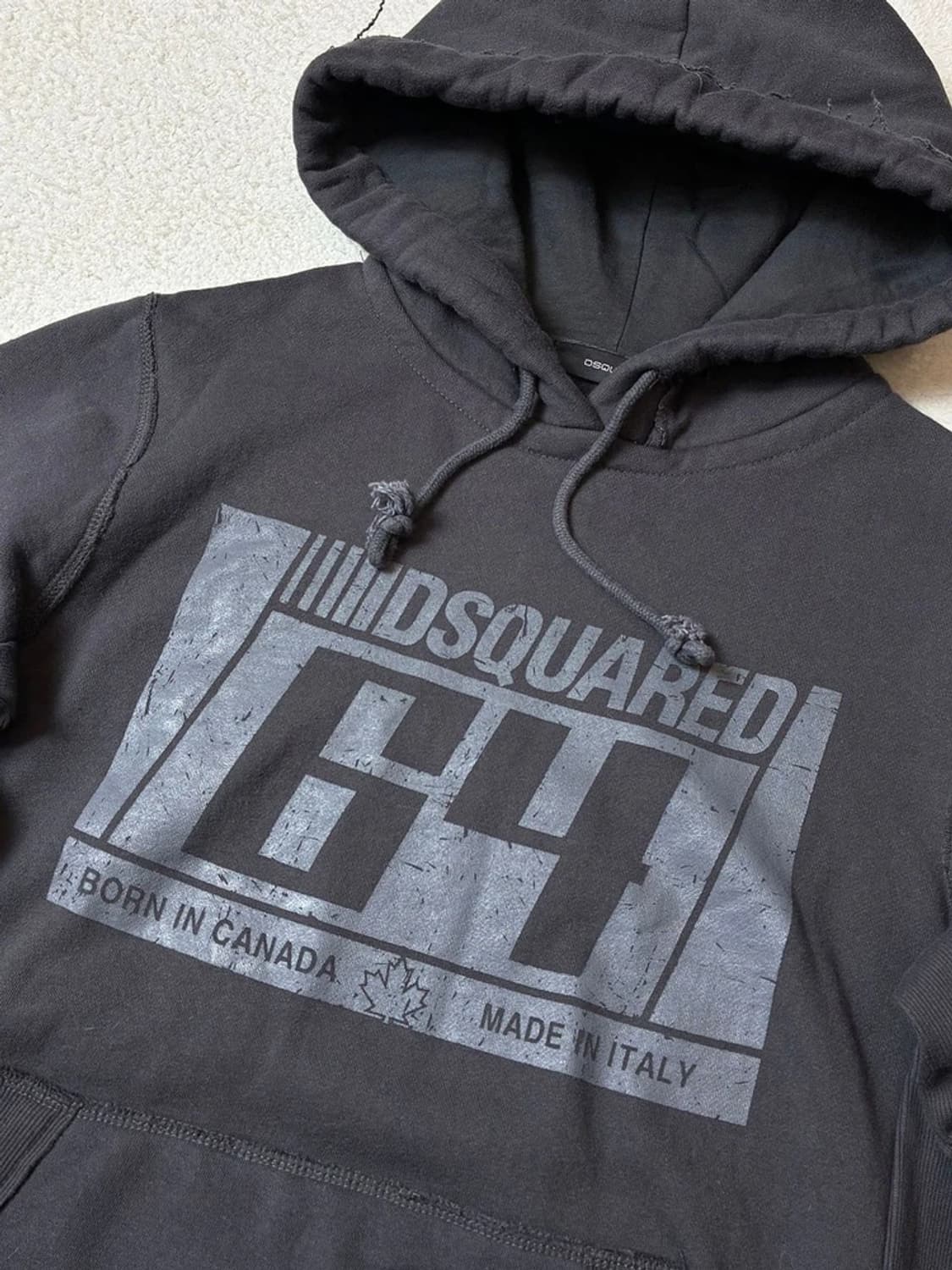 디스퀘어드2 00's 프린팅 헤비코튼 후드티 PN7606 상품이미지3