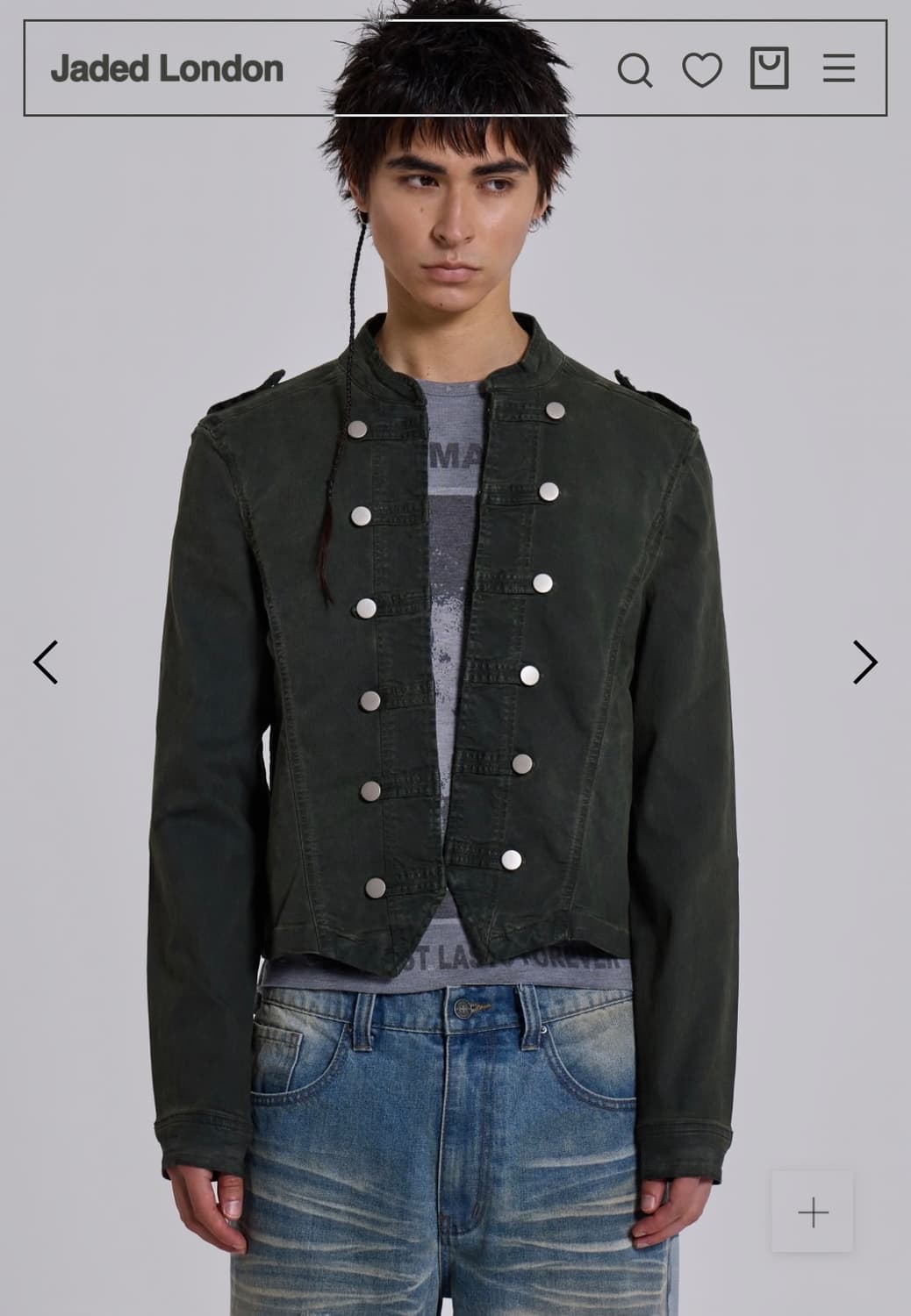 제이디드 런던 나폴레옹 카키 자켓 상품이미지1