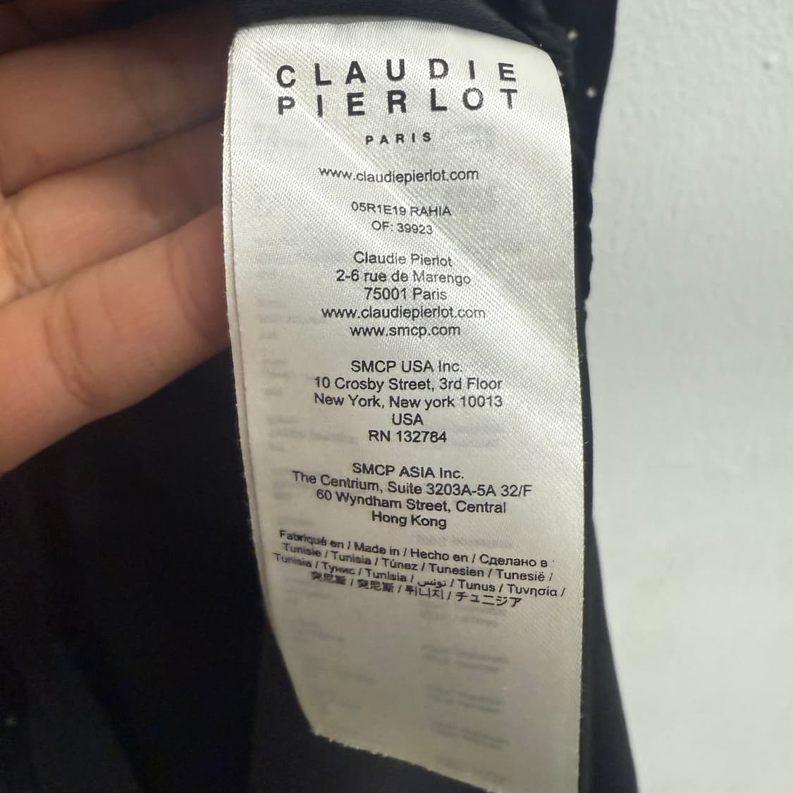 Paris 끌로디피에로 블랙 도트 원피스 36 상품이미지3