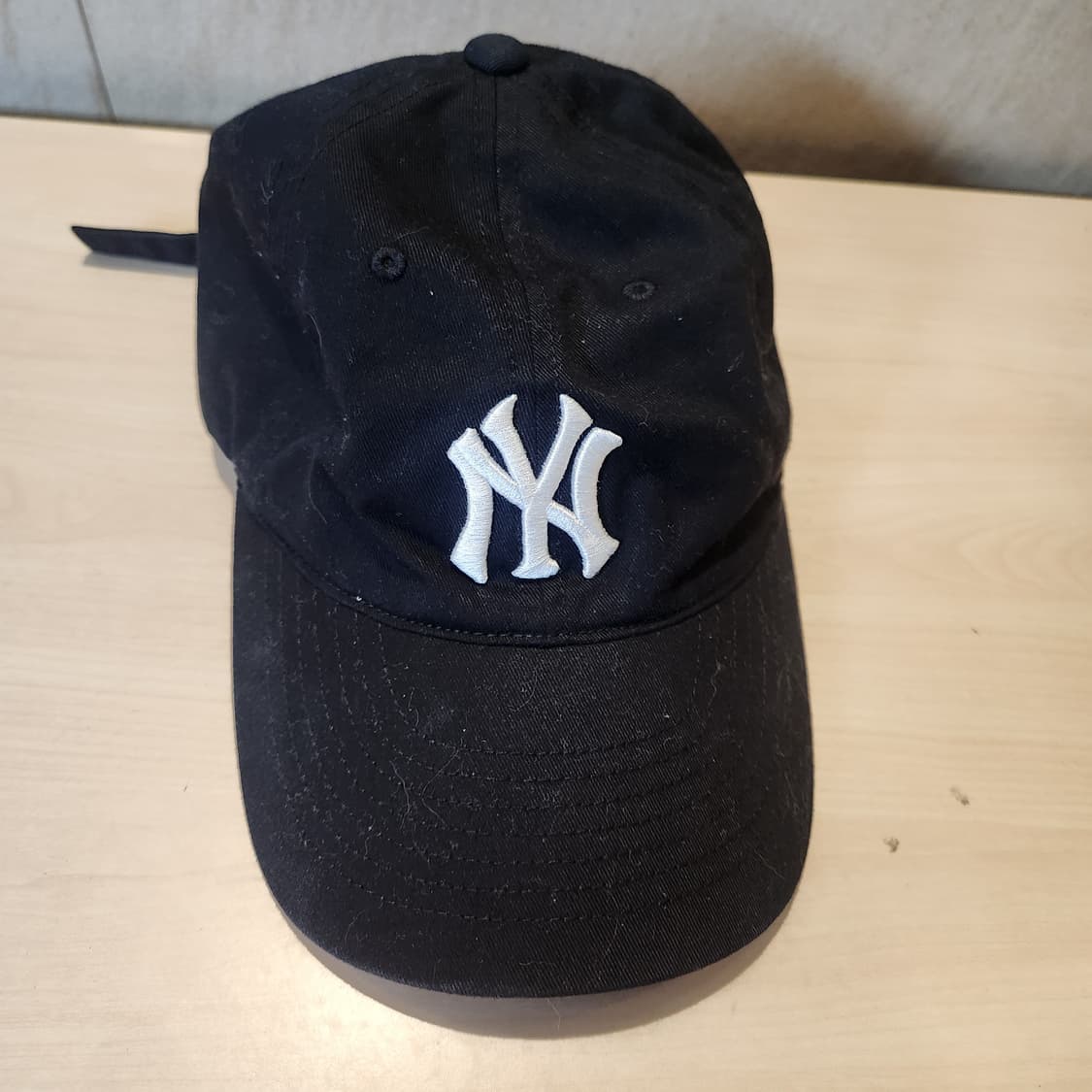 MLB 뉴욕양키스 블랙 볼캡 🧢 화이트 로고 클래식 상품이미지1