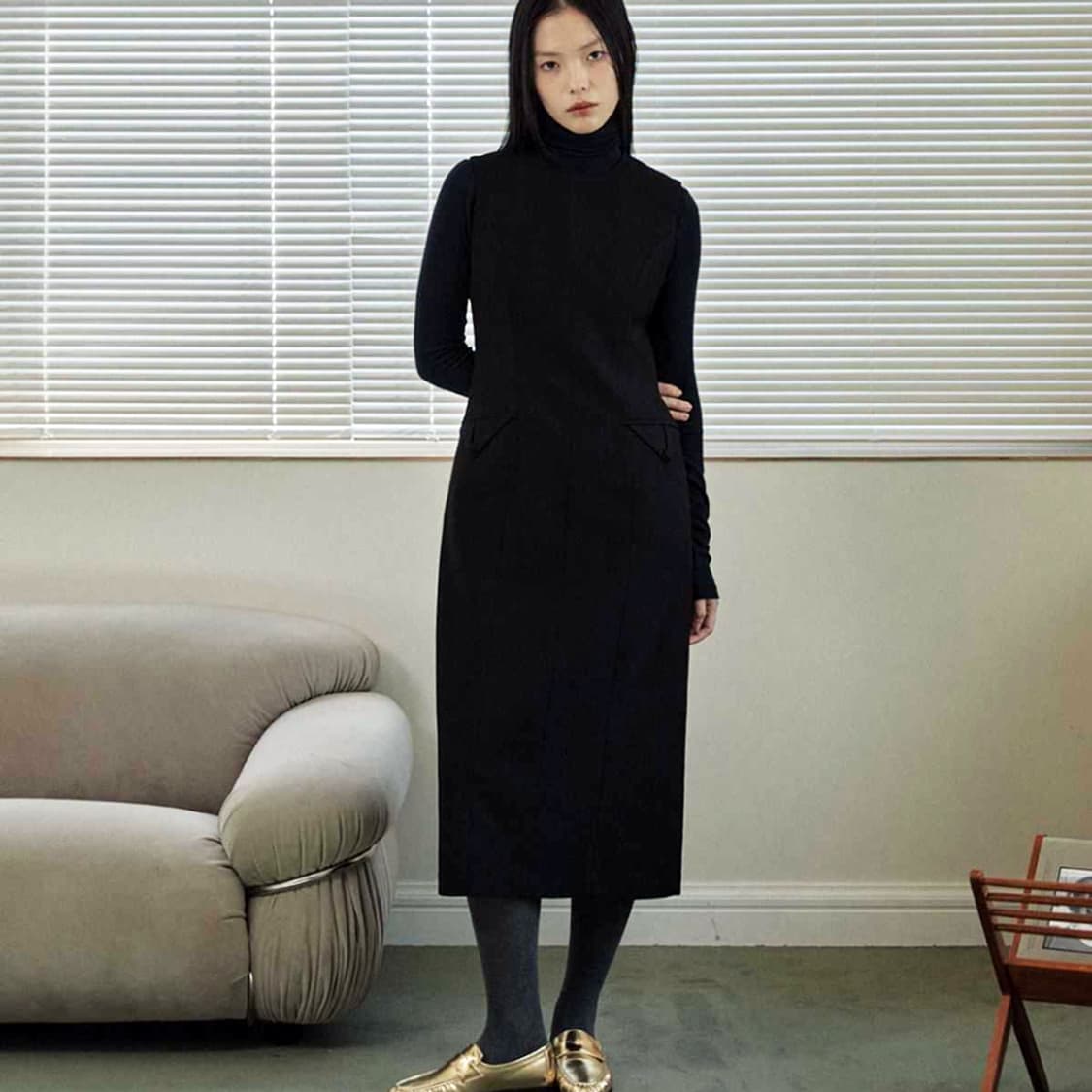 마이스(MAIS) 아워글라스 맥시원피스 55 새상품 상품이미지1