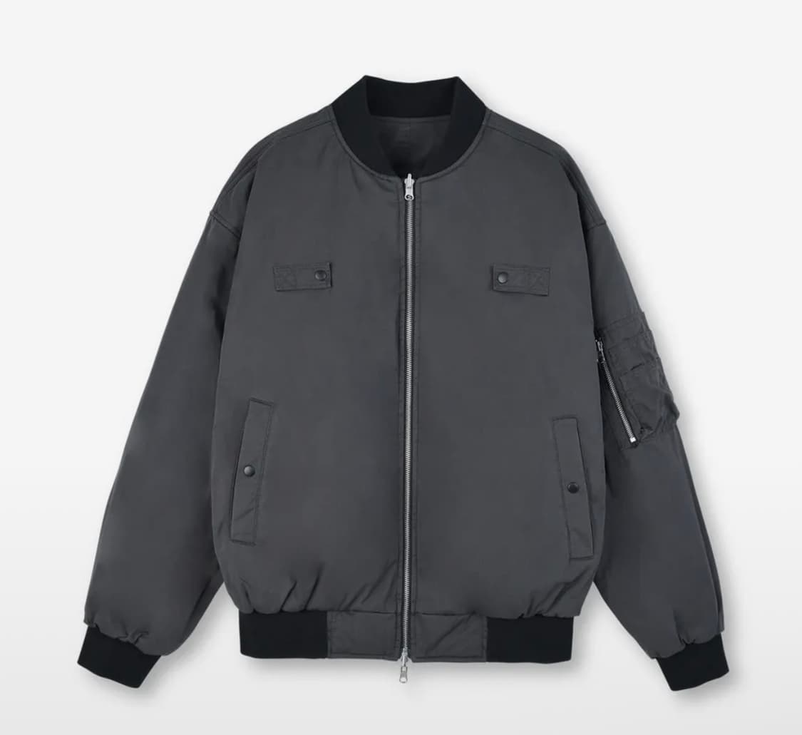 브라운야드 ma-1 마원 블랙 4사이즈 상품이미지3