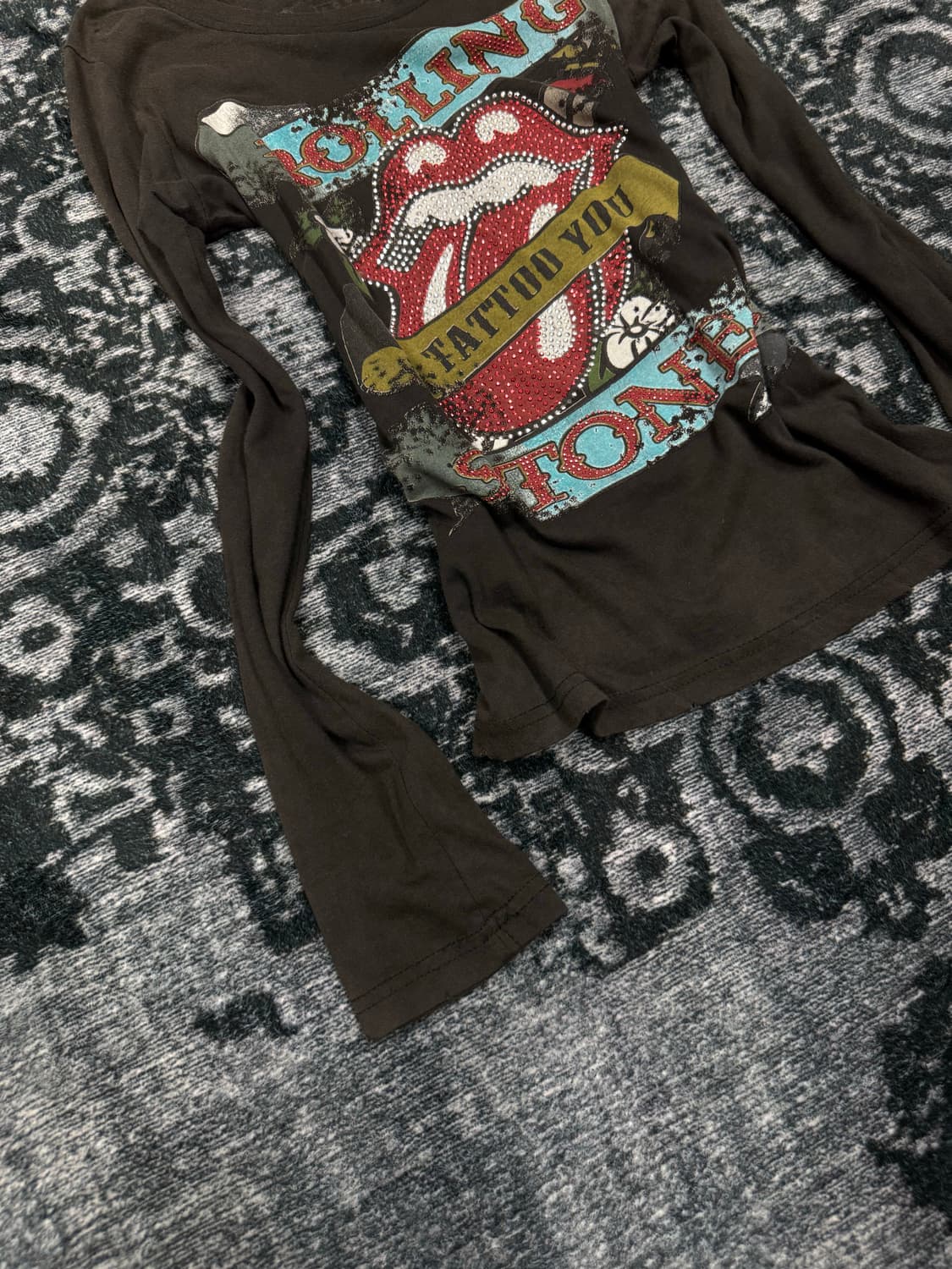 Junk food fading rolling stones cut sew 상품이미지4