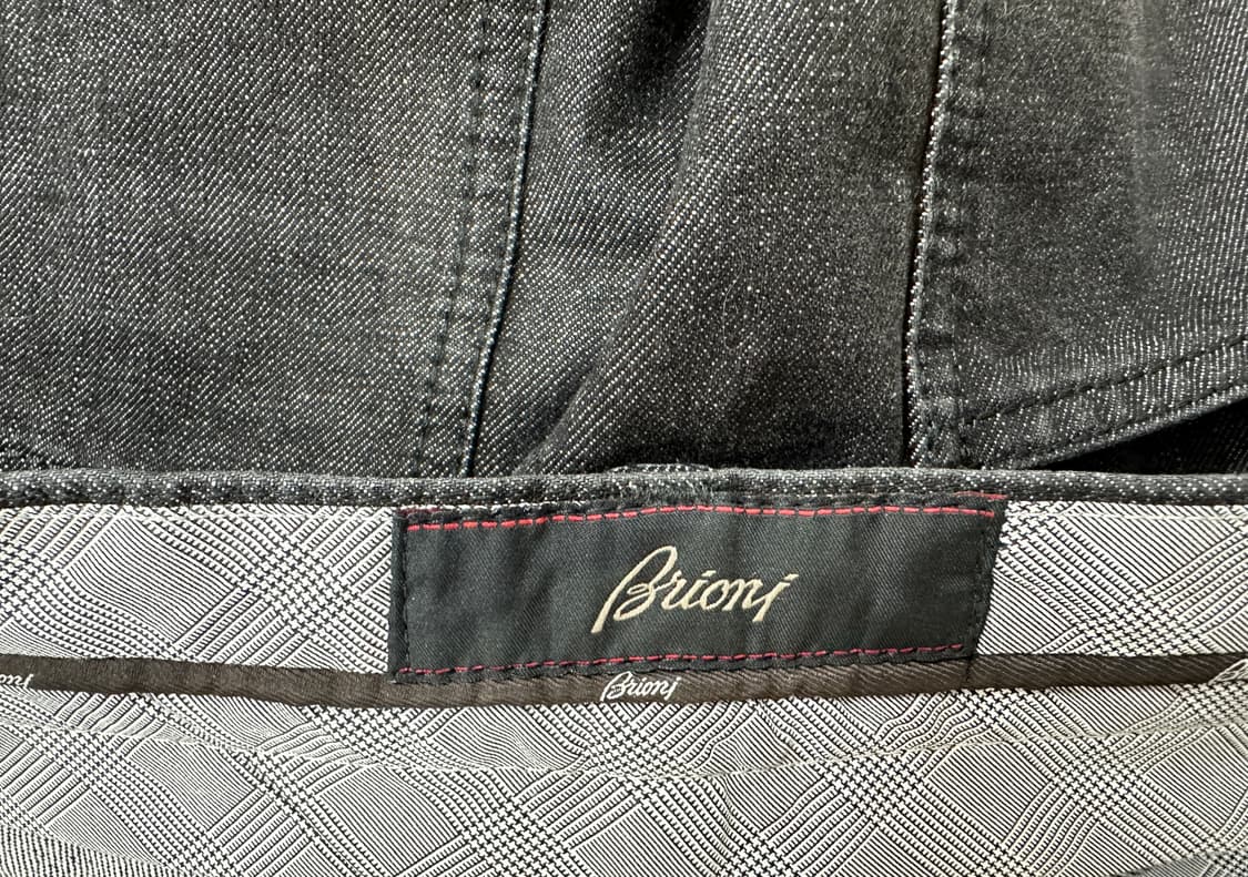 브리오니 스트레이트 블랙 워싱 데님 팬츠 32 상품이미지8