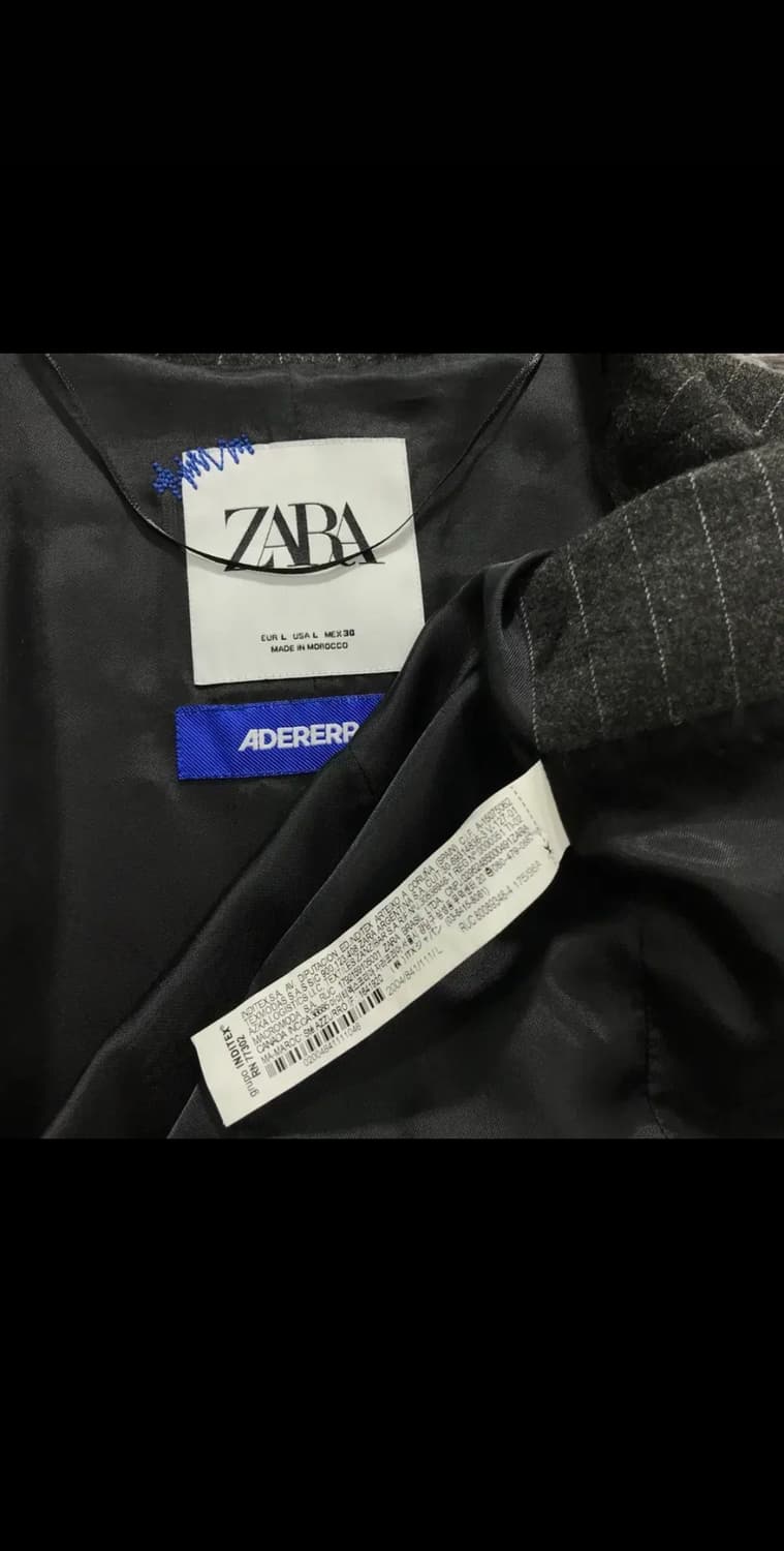 [[L, A급, 공용]@ 자라x아더에러 스트라이프 오버사이즈 블레이져 상품이미지7