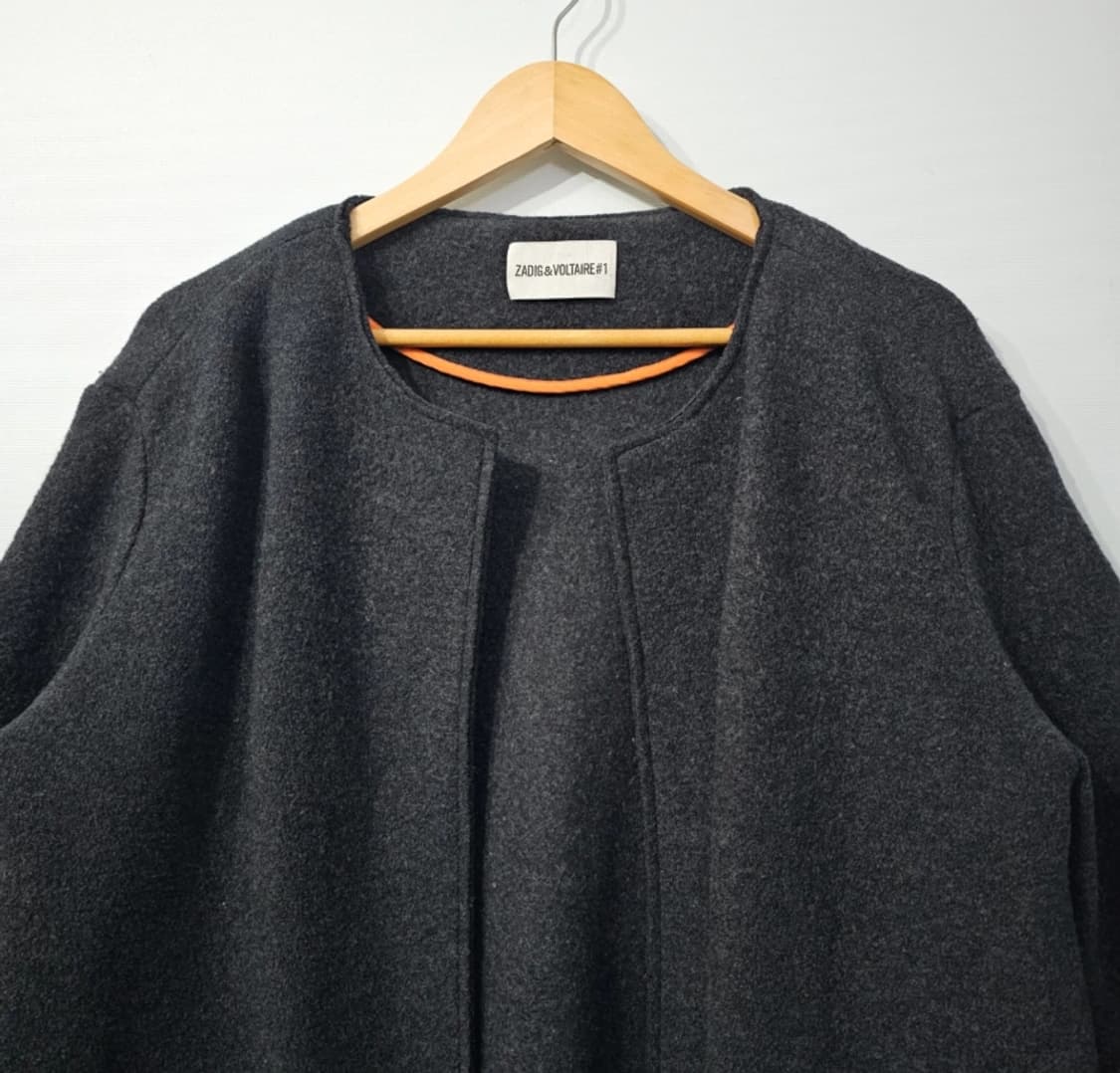 자딕앤볼테르 JOEL BW 메리노 울 코트 오버핏 F 상품이미지2