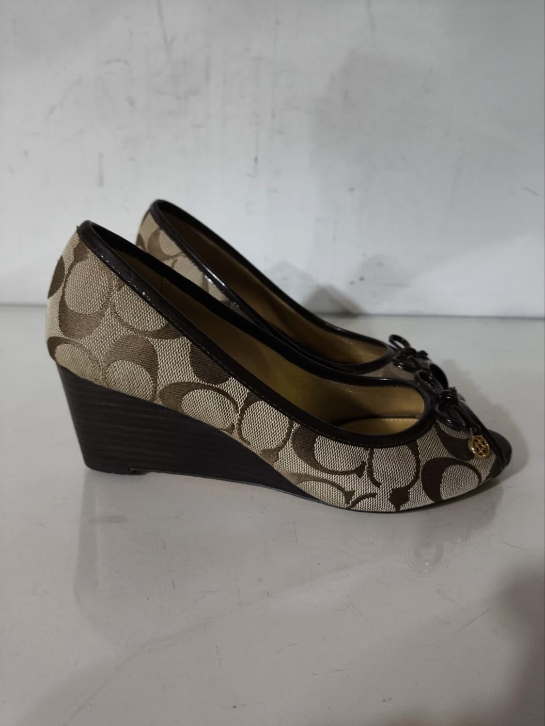 230mm 코치 웨지힐 구두 상품이미지1