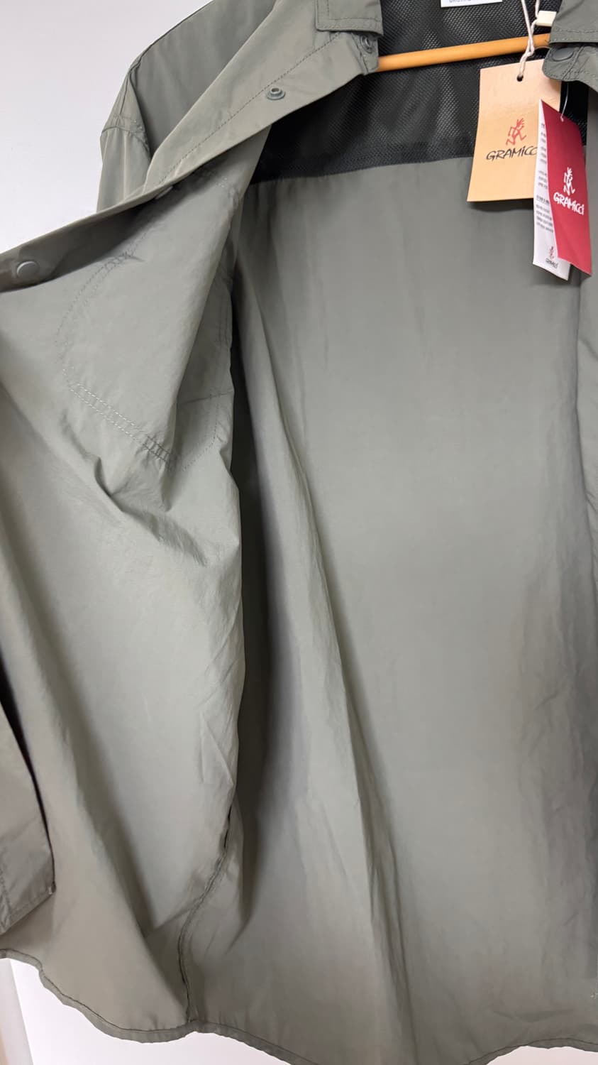 그라미치 나일론 셔츠 카키 m 새싱품 상품이미지6