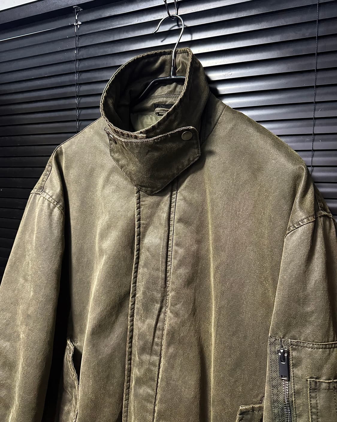 자라 레더 가죽 브라운 갈색 발마칸 ma1 항공 점퍼 블루종 봄버 워크 상품이미지2