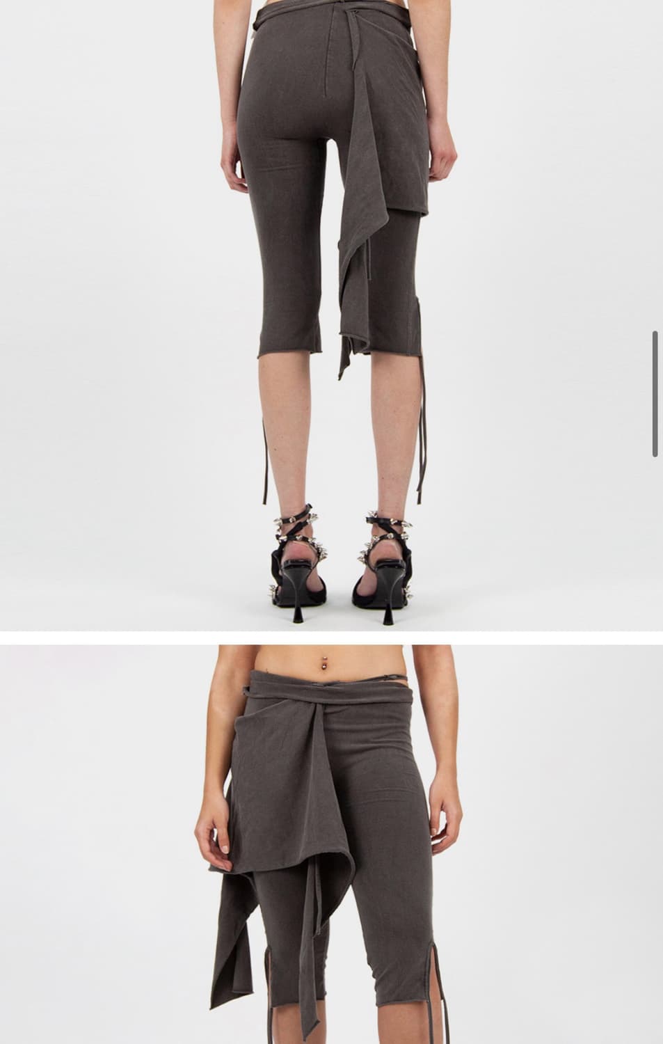 [Xs] 오토링거 랩어라운드 쇼츠 카프리 레깅스팬츠 상품이미지2