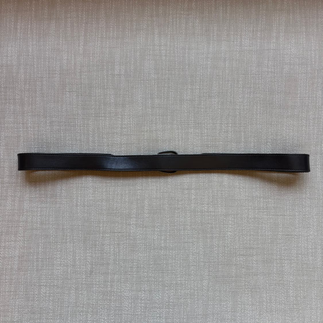 [42] 80s USA DOCKERS 블랙 풀 그레인 레더 레인저 벨트 상품이미지4