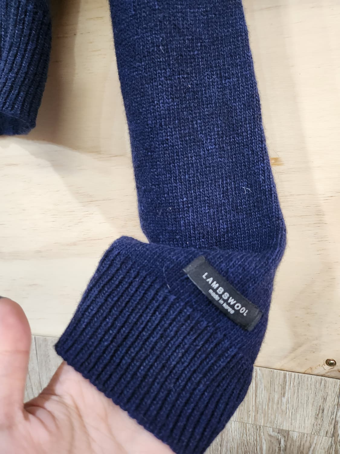 644) 여성 울 숏니트 상품이미지3