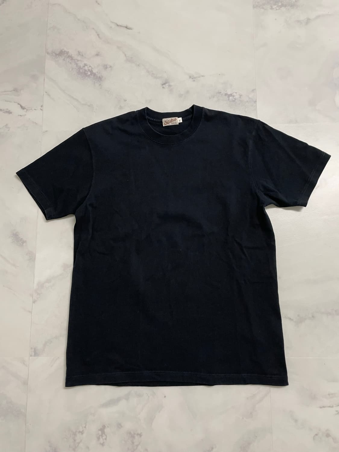 브론슨 논스탁 9oz USA Cotton 튜블라 티셔츠 블랙 XL 상품이미지1