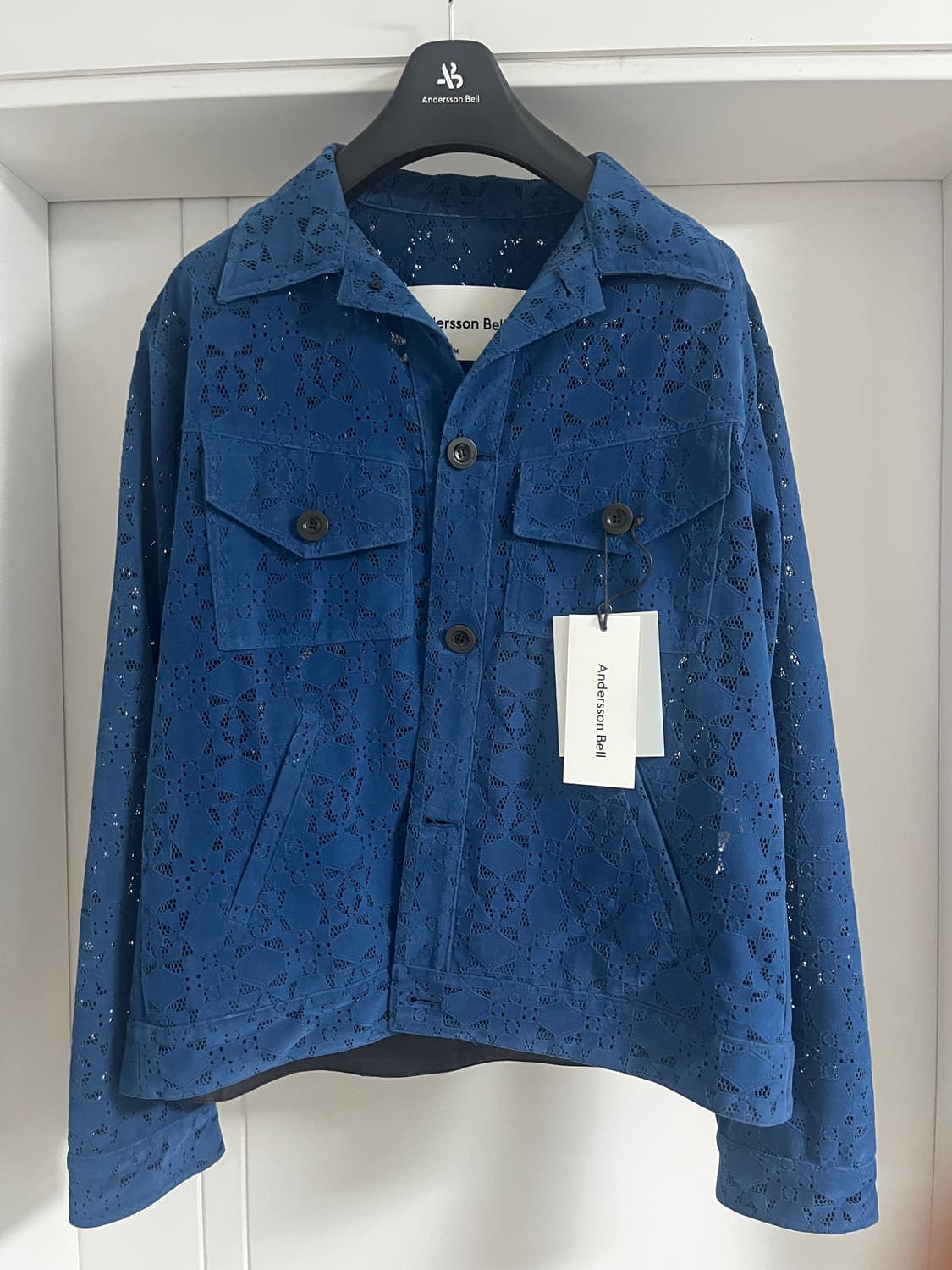 ⭐️앤더슨벨 트러커 자켓(M)⭐️ 막컷 착샷!!📸 상품이미지1