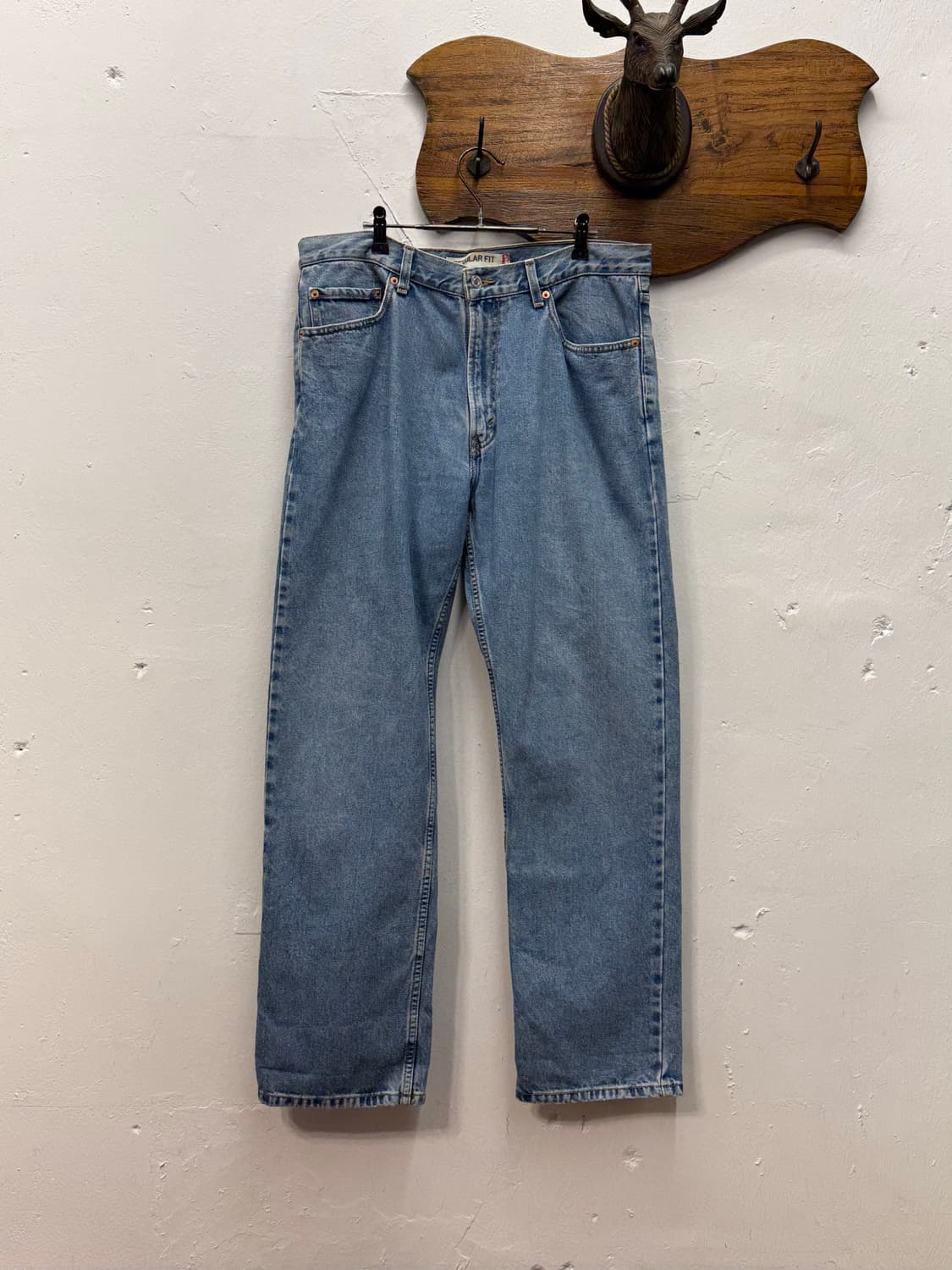 00s Levi's 505 Regular Straight Denim Pa 상품이미지5