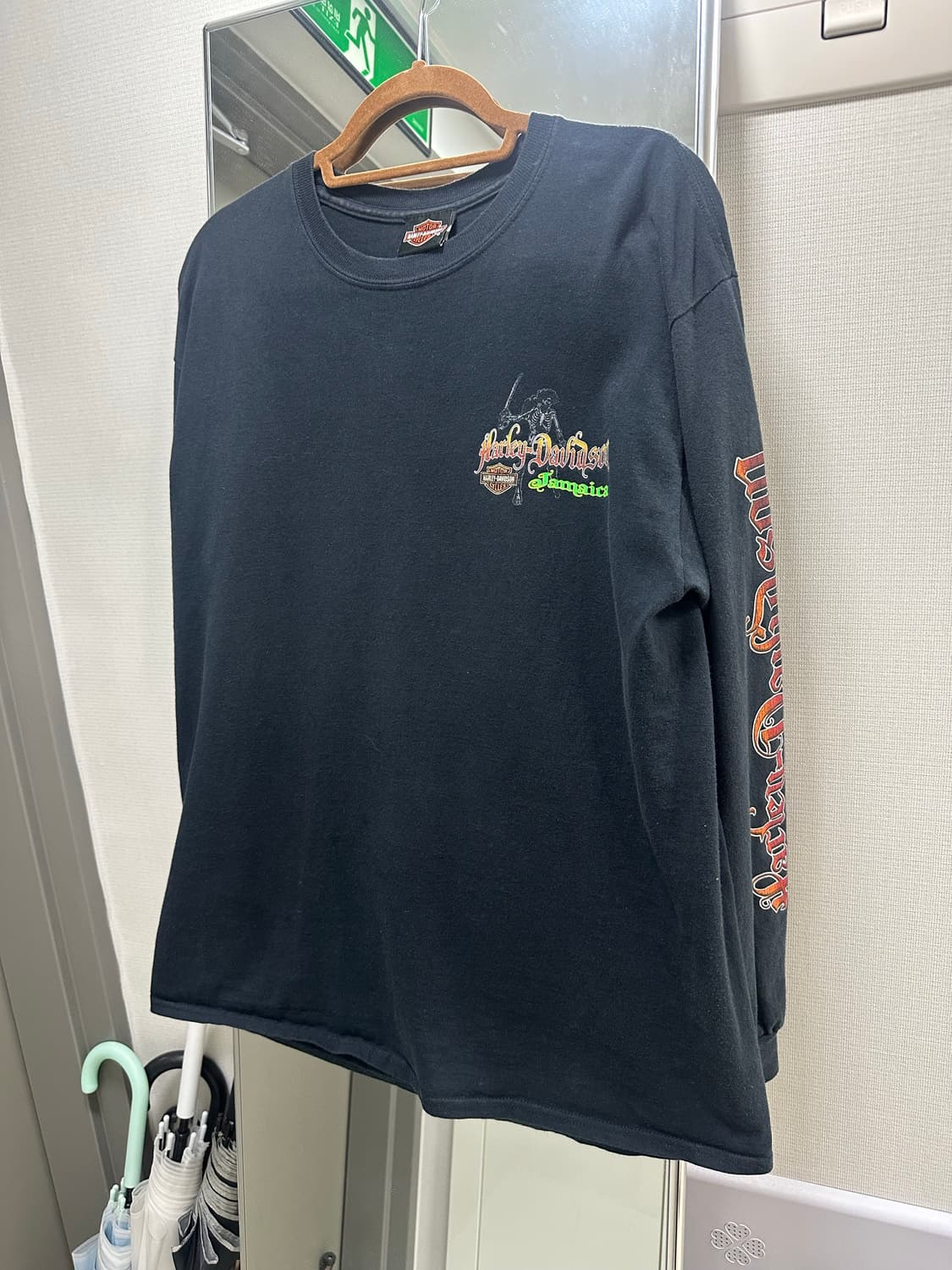 Harley davidson 빈티지 롱슬리브 T 상품이미지2