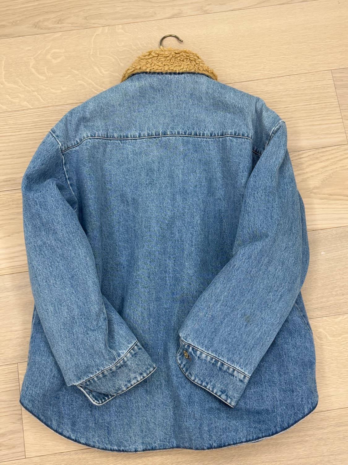 미우미우 데님 시어링 자켓 42 상품이미지4