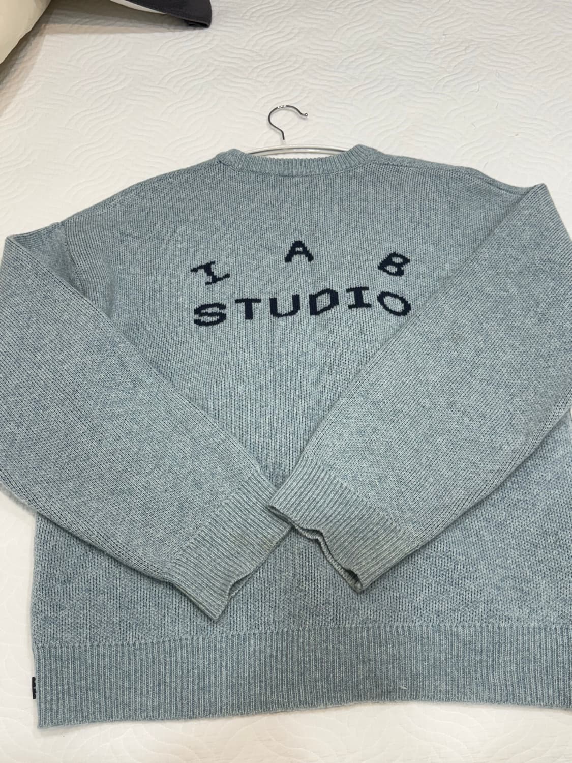 아이앱스튜디오 니트 스틸블루 XL 상품이미지2