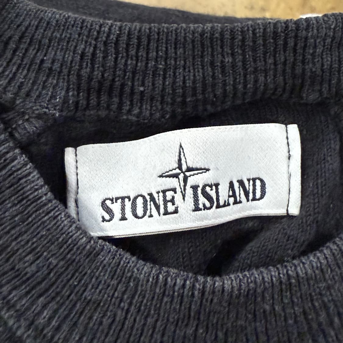 [정품/M] 스톤아일랜드 블랙 긴팔 티셔츠 맨투맨 b15 상품이미지5