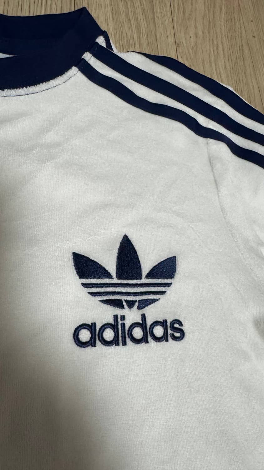 아디다스 흰색 반팔 테리 티셔츠 M 상품이미지5