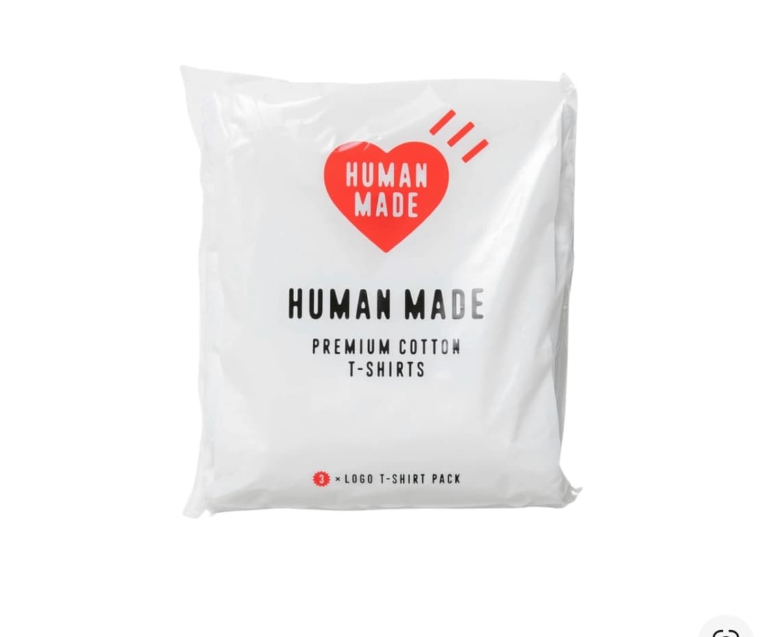 (미개봉) 휴먼메이드 3컬러 팩 반팔 티셔츠 상품이미지2