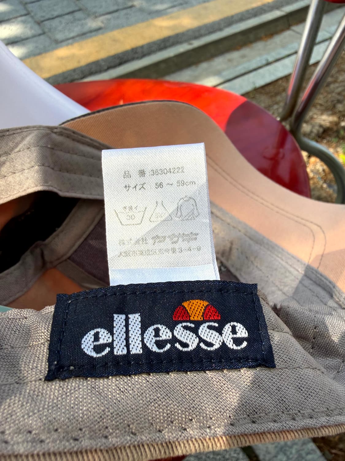 Vintage Ellesse Washed CAP 상품이미지5
