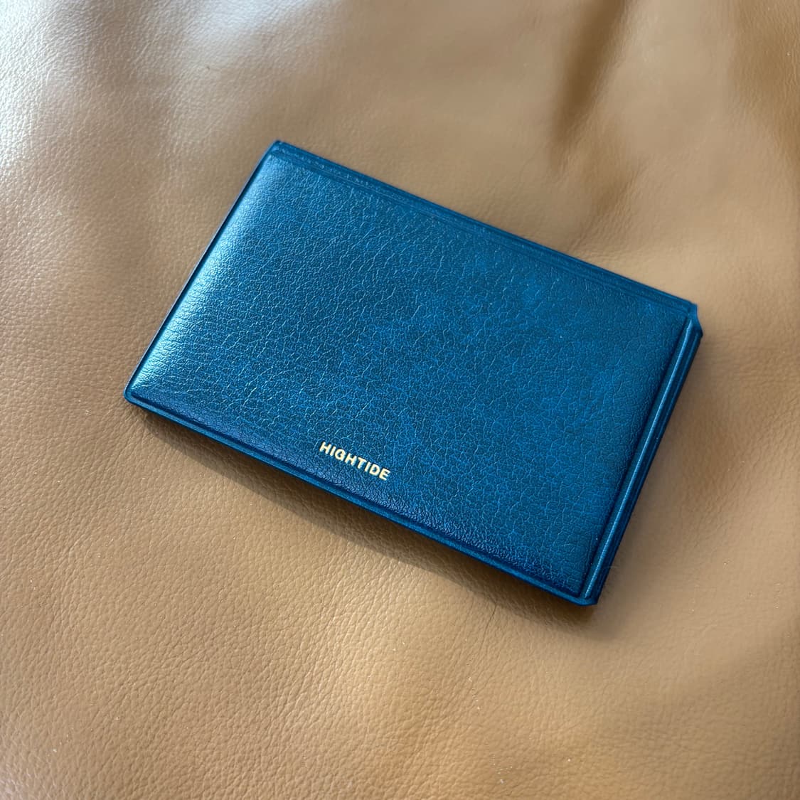 Beams 빔즈 빔스 레더 카드 지갑 블루리쉬 상품이미지2
