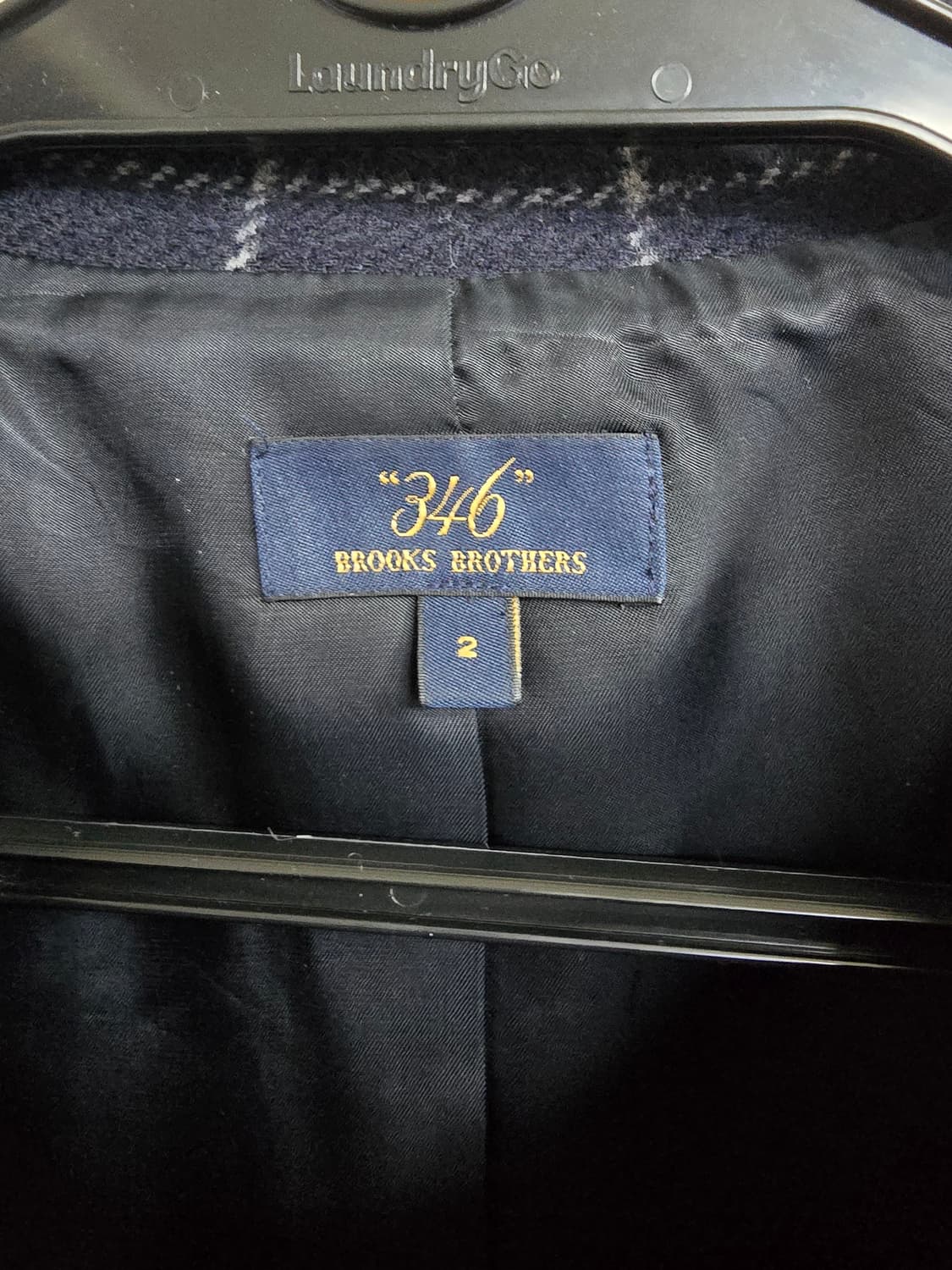 브룩스브라더스 체크 울 자켓 (1566) 상품이미지3