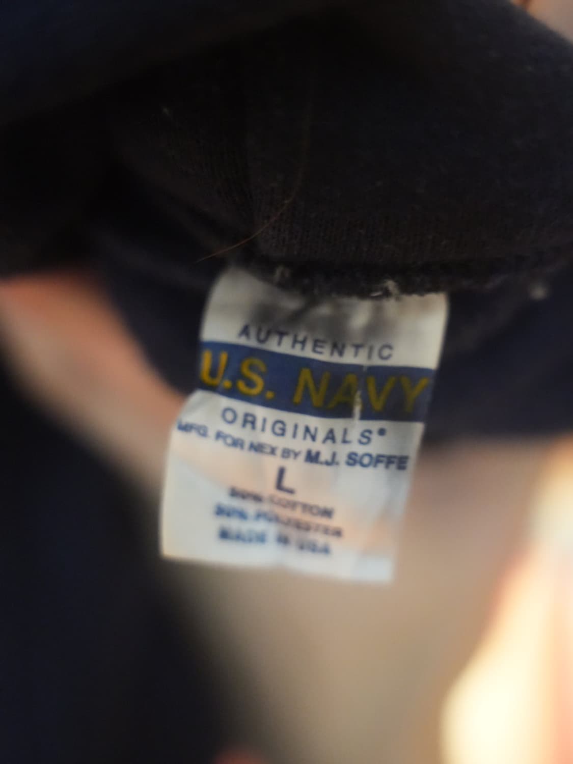 US NAVY HOODIE (L) 상품이미지3