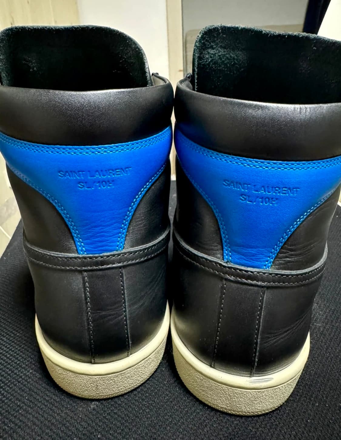 생로랑 SL/10H 하이탑 스니커즈 로얄블루 상품이미지2